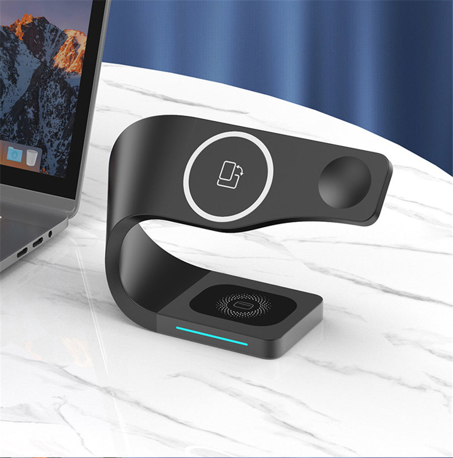 4 in 1 Fast Wireless Charging Stand for Iphone , Apple Watch and AirPods