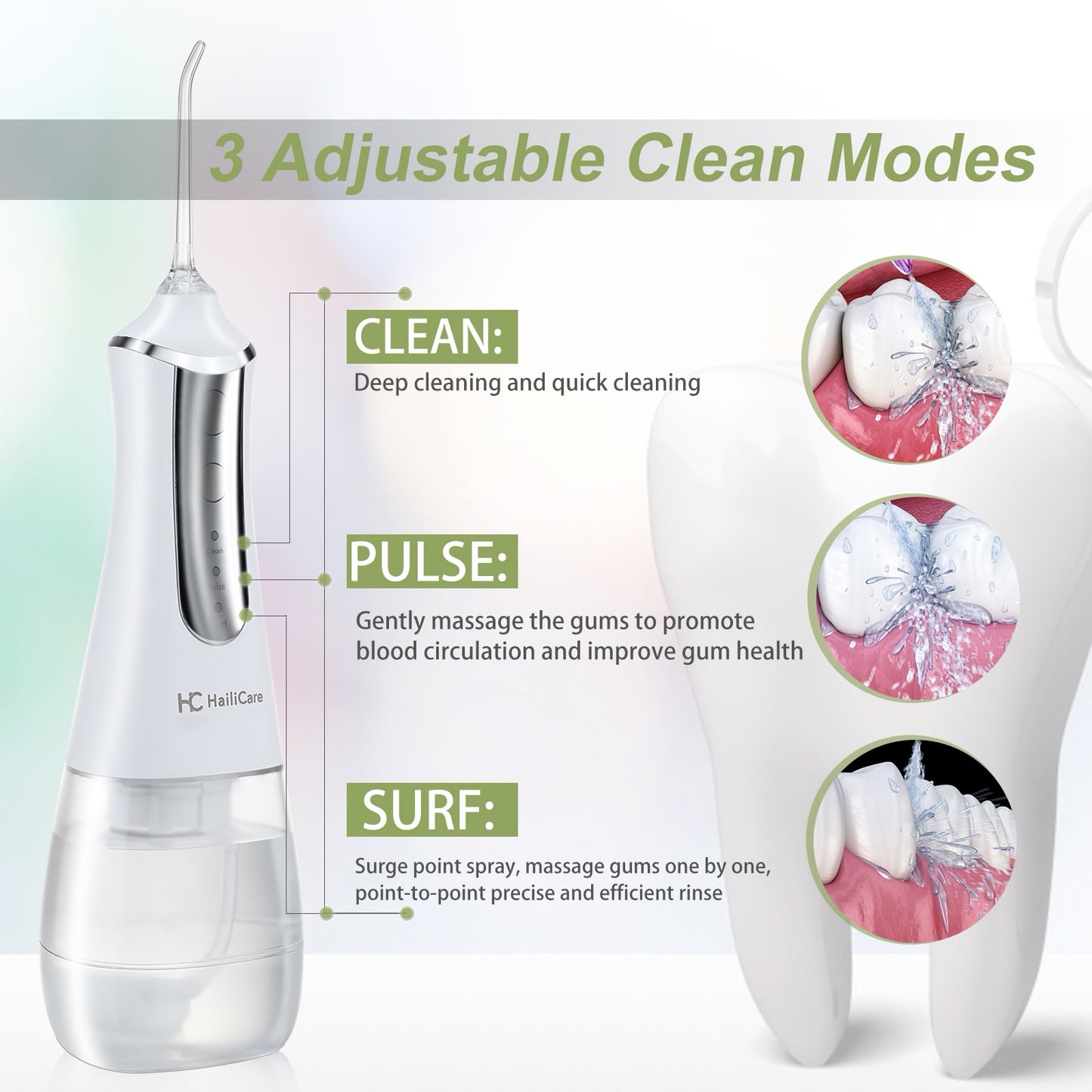Oral Irrigator waterpik Flosser Teeth Cleaner