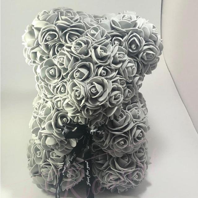 Teddy Bear Made of Roses