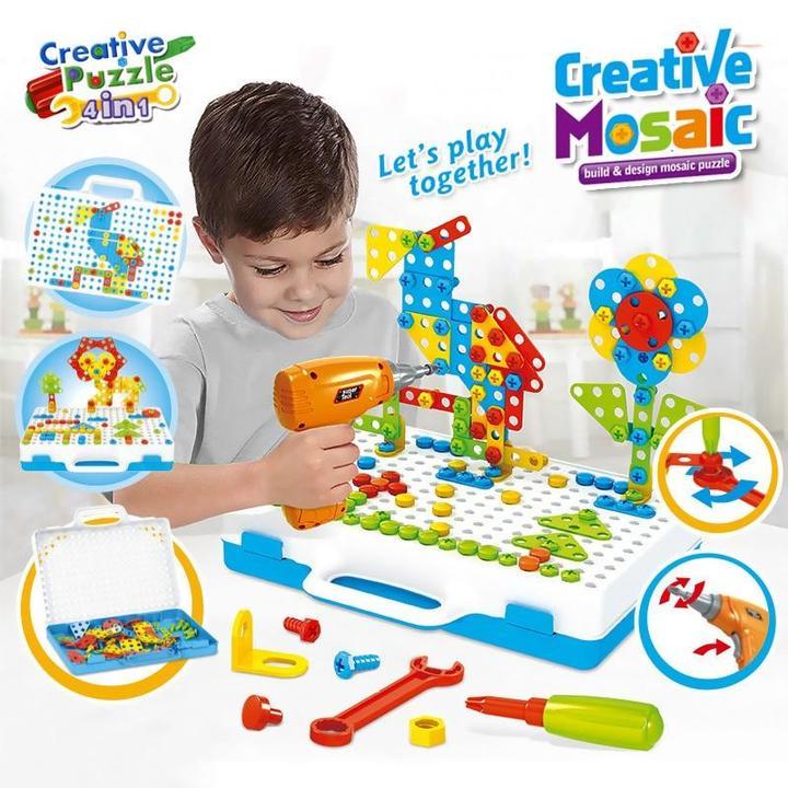 Creative Mosaic Drill Set For Kids