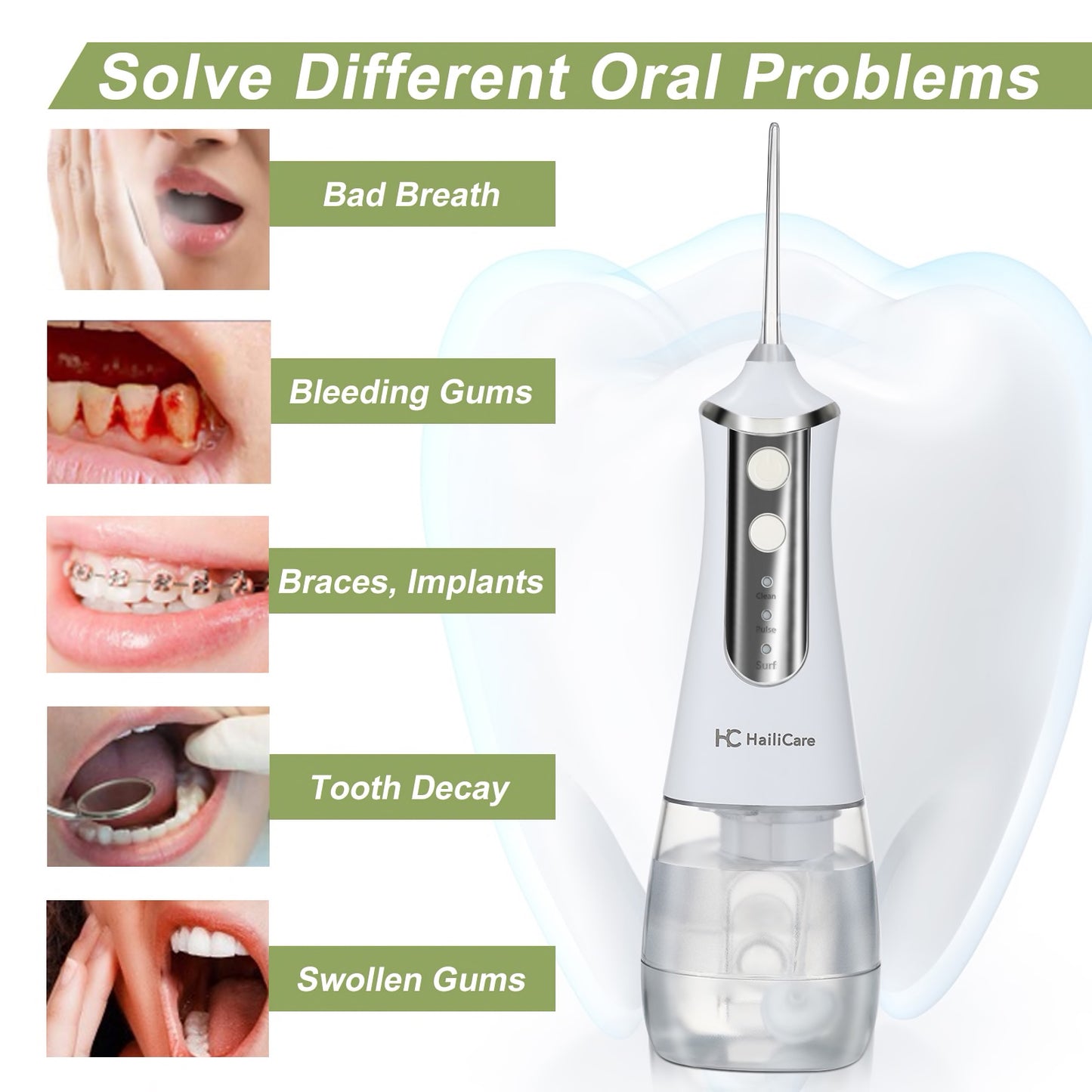 Oral Irrigator waterpik Flosser Teeth Cleaner