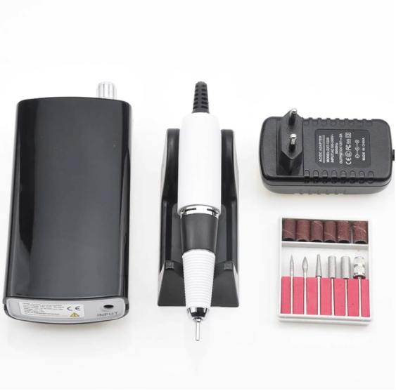 Electric Nail Drill Machine - Portable Rechargeable